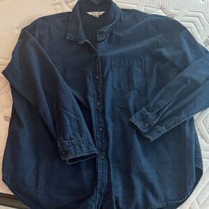 Old Navy denim Button-Up Shirt xxl
